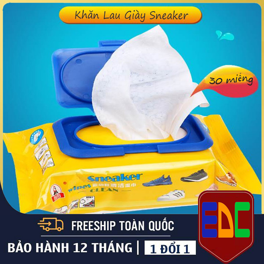 Khăn lau giầy SNEAKER mẫu MỚI - E03 - EDC - khăn lau dầy thần thánh, đánh sạch bụi bẩn, tiện dụng, bay hơi nhanh, tiết kiệm thời gian, snearker, đánh giầy, sạch sẽ, khăn lau giầy đa năng,