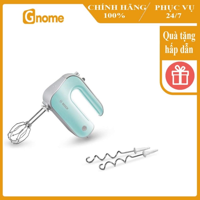 Máy đánh trứng Bosch MFQ40302 thiết kế hiện đại màu sắc bắt mắt trôn bột đánh trứng dễ dàng hơn bao giờ hết [Hàng Nhập Đức]