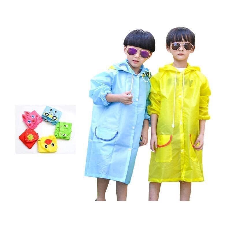 Áo mưa trẻ em hình thú
