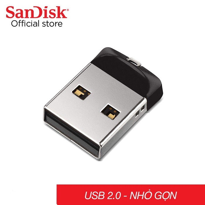 Usb sandisk 4g/8g/16g/32g/64g sdcz33 mini 2.0 nhỏ gọn