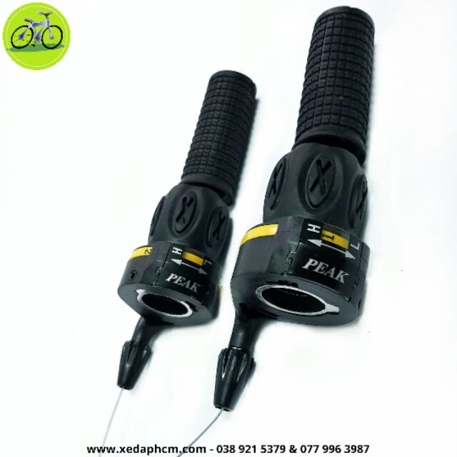 Cặp tay đề vặn xe đạp thể thao 3x7