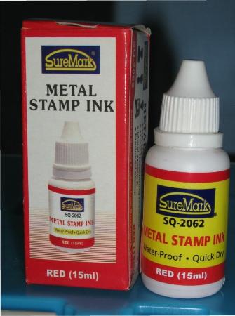 Mực dấu kim loại Suremark SQ-2061/2062/2063 Metal Stamp Ink