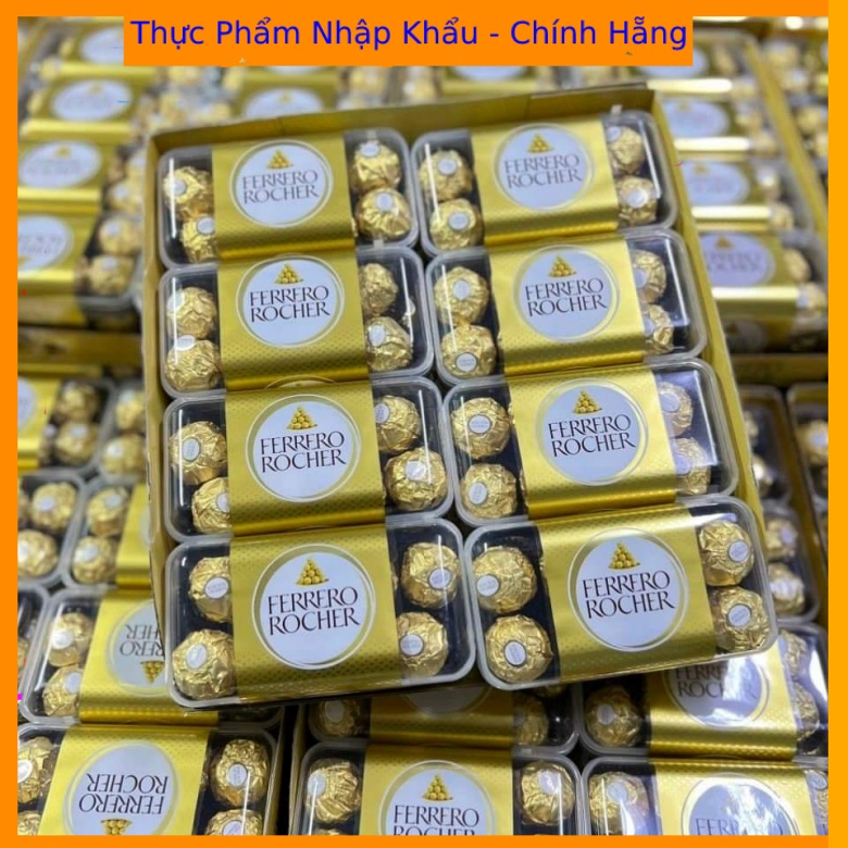 Hộp kẹo Socola Ferrero Rocher Chocolate 16 viên 200g