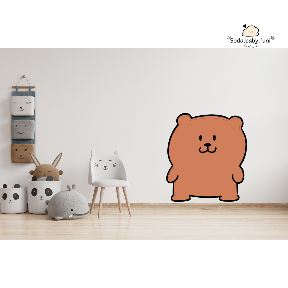 ..🍑 Decal dán tường thiết kế riêng màu vintage trang trí phòng siêu xinh
