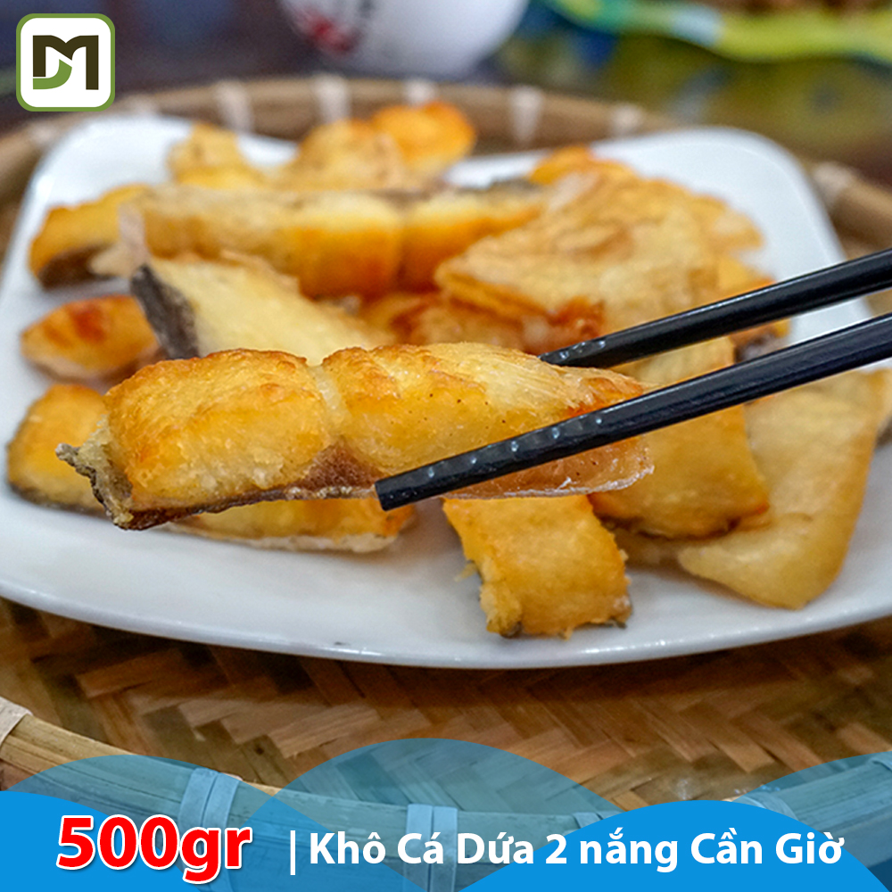 [Freeship] Túi 500gr khô Cá dứa 2 nắng Cần Giờ lóc xương nguyên con giá tận xưởng