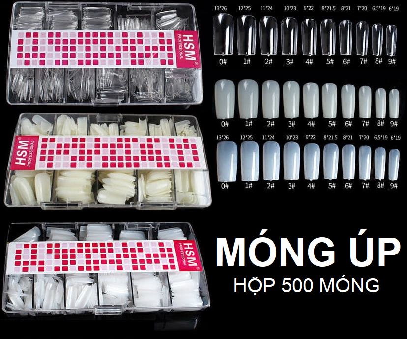 Móng úp phom vuông hsm cao cấp
