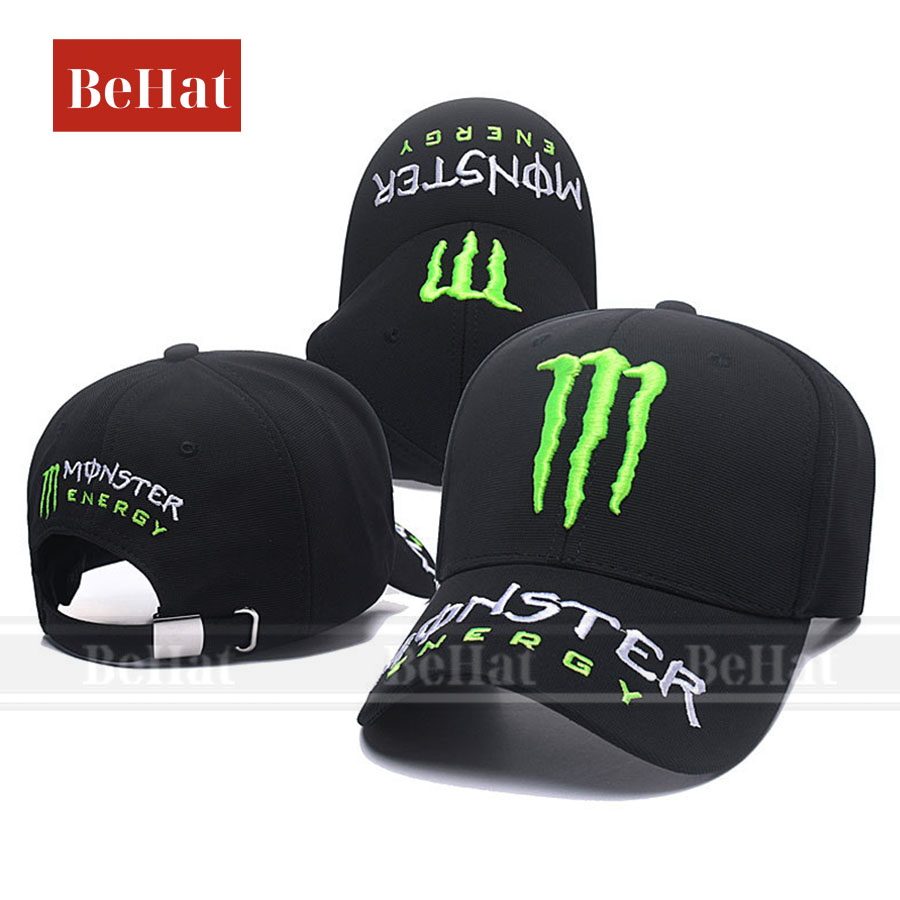 Nón kết logo quái vật hàng hiệu chất liệu cotton full tem