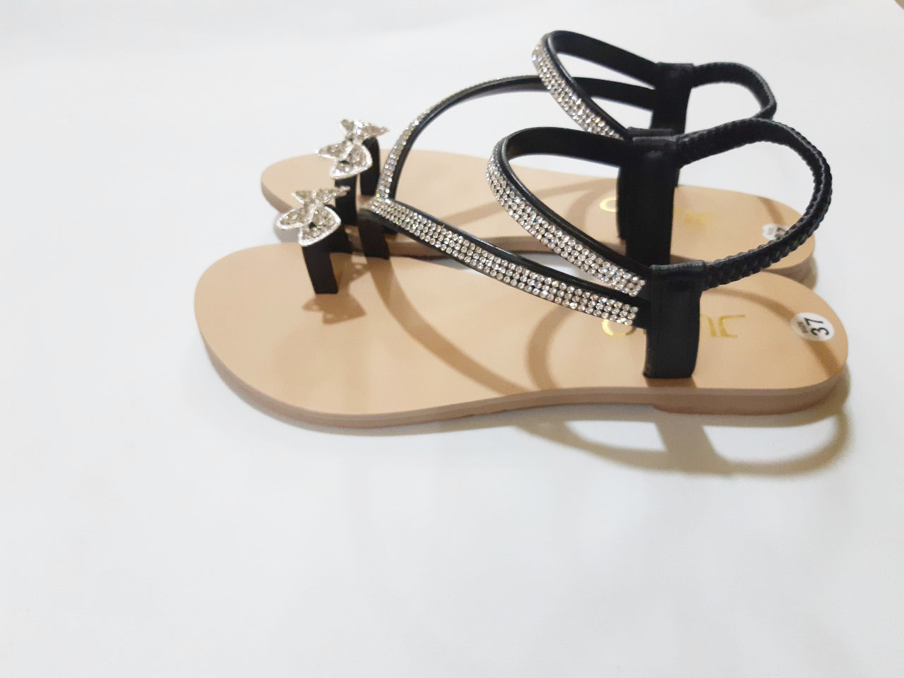 DÉP SANDAL NỮ BIG SIZE TRANG TRÍ ĐÁ LẤP LÁNH SIÊU XINH LT32