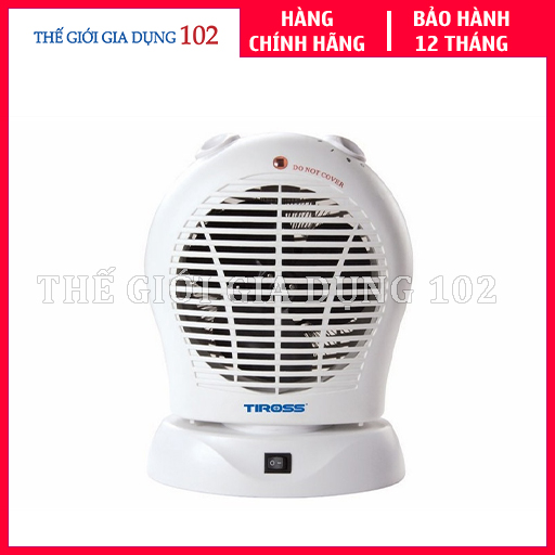 Quạt sưởi tiross ts944 2000w, không đốt cháy oxi, giữ ấm cho da, nóng cực nhanh, phạm vi 10-15m2, bh 12 tháng