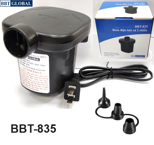 Bơm điện hút xả 2 chiều 2 nguồn điện 12V và 220V