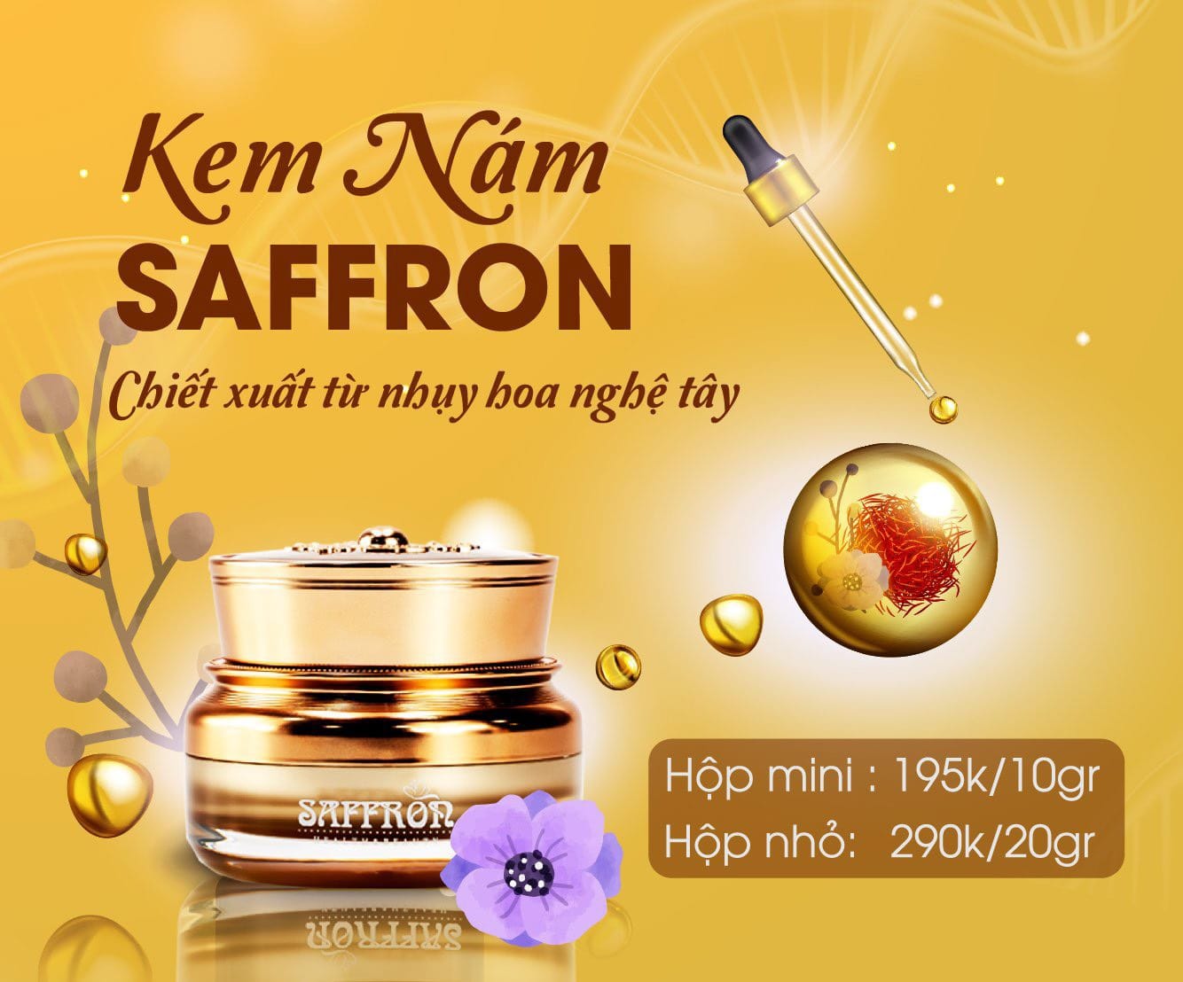 kem nám safaron sạch nám-tàn nhan-xạm da triệt để (20gam)