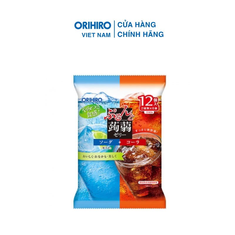 Thạch Orihiro vị Soda và Cola