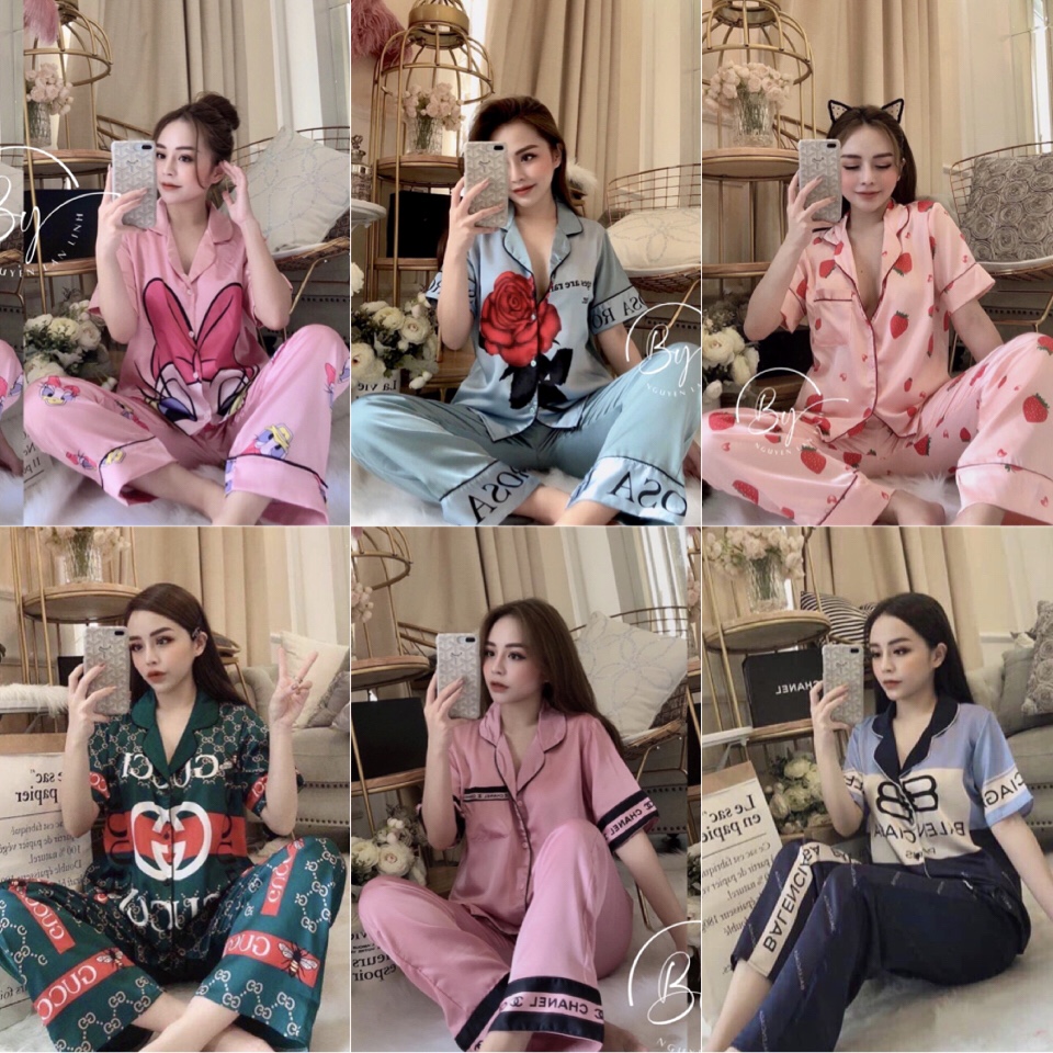 Bộ ngủ Lụa Satin Cộc dài Cực xinh Phần 2 ❤️ Lụa cao cấp freesize ❤️ trùm sỉ lẻ Rosie ❤️ Sam ❤️ queen jume mai ngô ❤️ Latin ❤️ thun ❤️ Đồ bộ ❤️ Bộ ❤️ Ngủ ❤️ Nhà ❤️ Nữ ❤️ Sức khoẻ ❤️ cao cấp p2