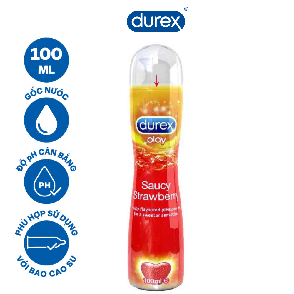 Gel bôi trơn Durex Play Strawberry 100ml