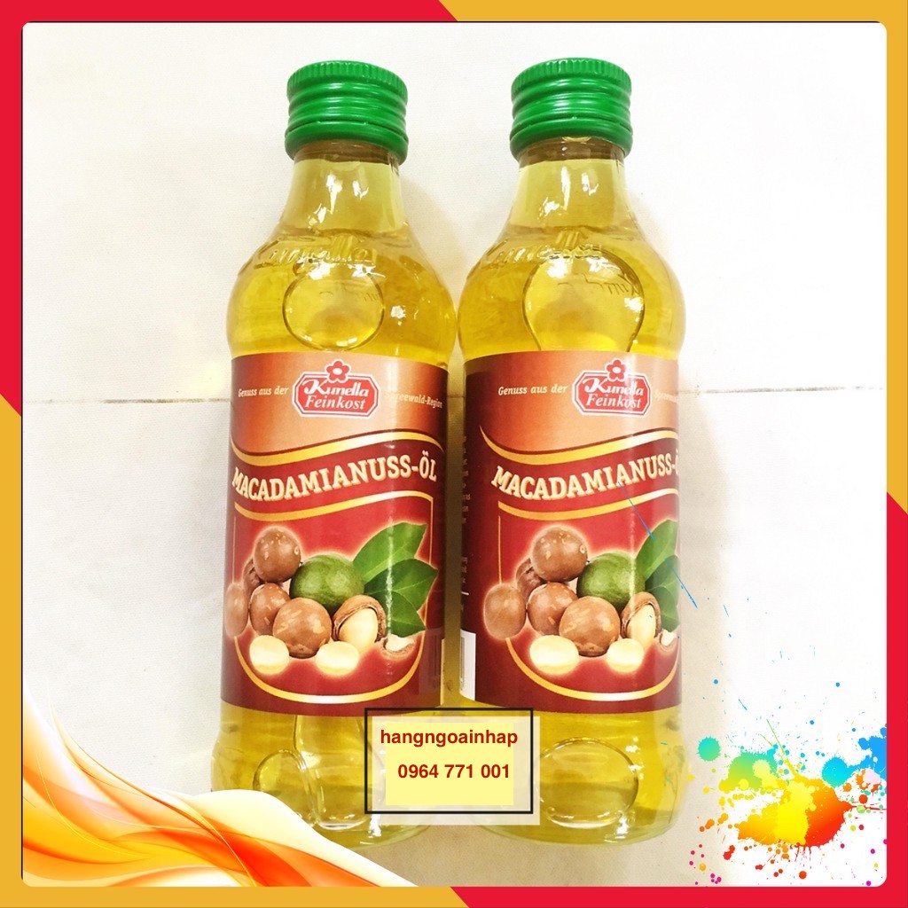 Dầu hạt Macca nguyên chất Kunella Đức 100ml  date 11/2020