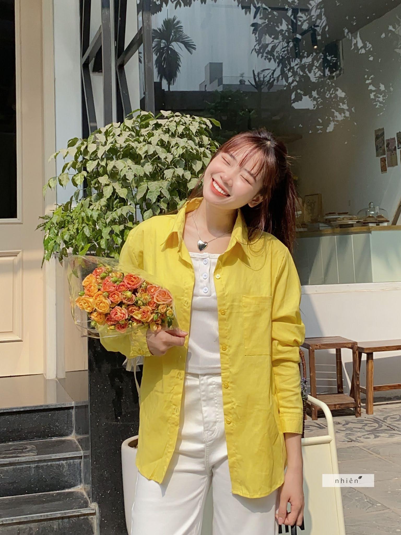 Áo sơ mi tay dài - Áo sơ mi công sở nhienofficial BA213