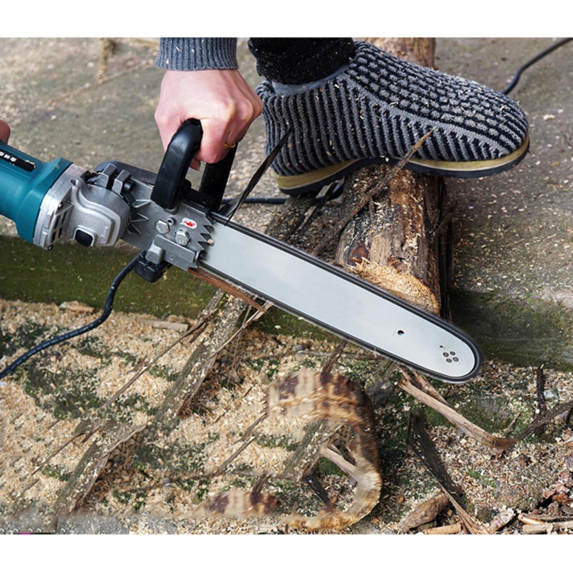 may cua cay chay xang - bộ chuyển máy mài thành máy cưa xích - Phụ kiện chuyển đổi máy mài cầm tay thành máy cưa xích. Bộ làm cưa xích dành cho máy mài cầm tay. Chất liệu thép đặc chủng rất bền.