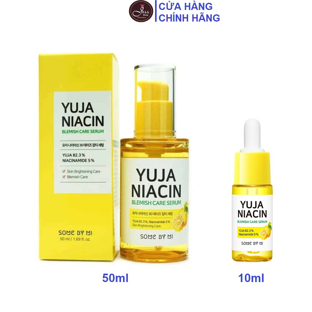 Tinh Chất Làm Sáng Da, Mờ Thâm Nám Some By Mi Yuja Niacin 30 Days Blemish Care Serum 10ml và 50ml