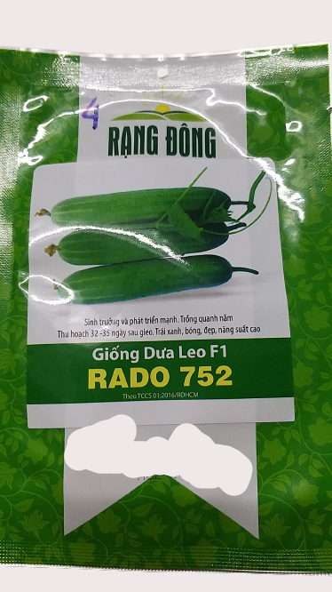 Hạt giống dưa leo Rạng Đông Rado 752