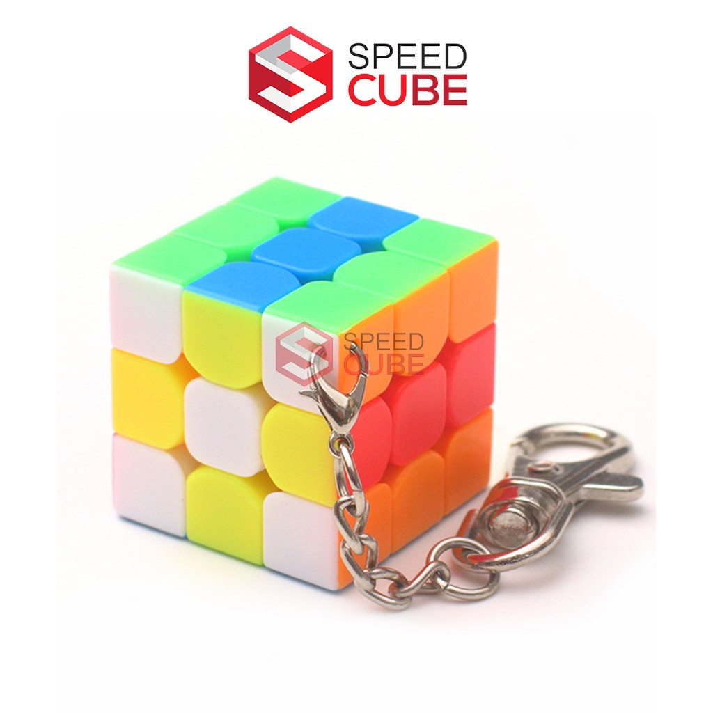 Móc khóa rubik 2x2 3x3 tam giác stickerless qiyi moyu - shop speed cube