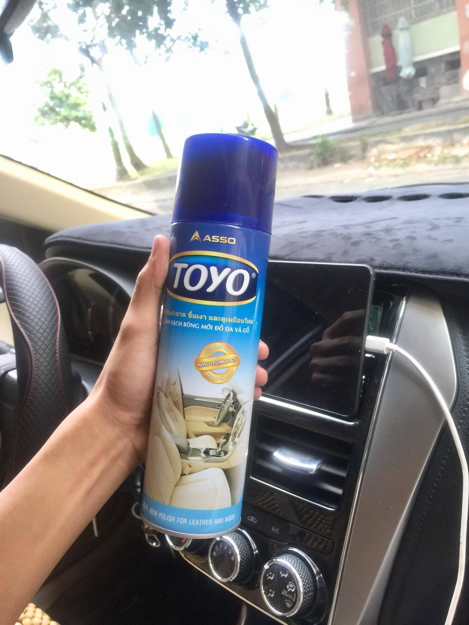 Toyo xịt bóng đồ da và đồ gỗ