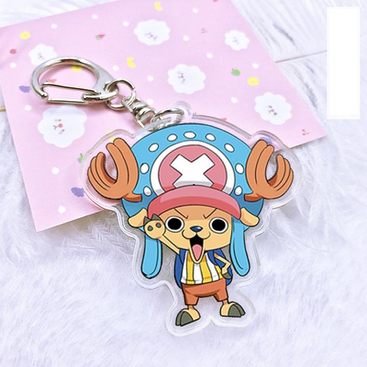 Móc khóa Chopper Onepiece mica 2 mặt