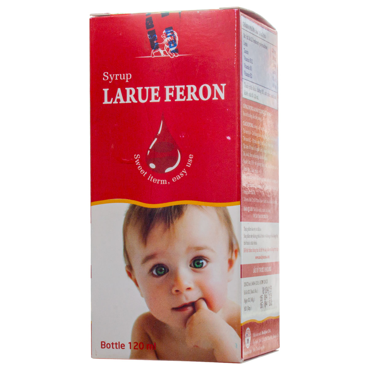Hộp siro larue feron bồi bổ thiếu sắt khoáng chất 120ml