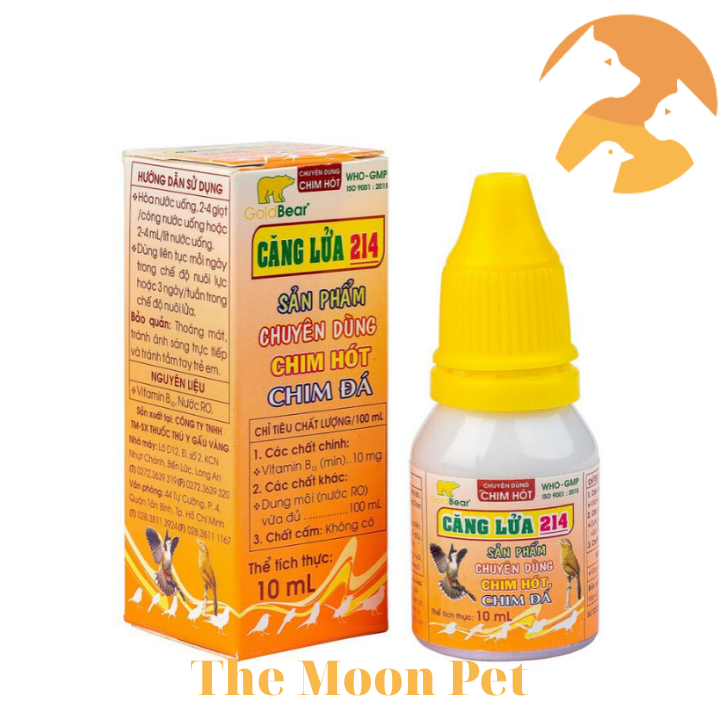 Căng Lửa 214 [10 ml] - Gava Cap 610 [10 ml] chuyên dùng cho chim cảnh