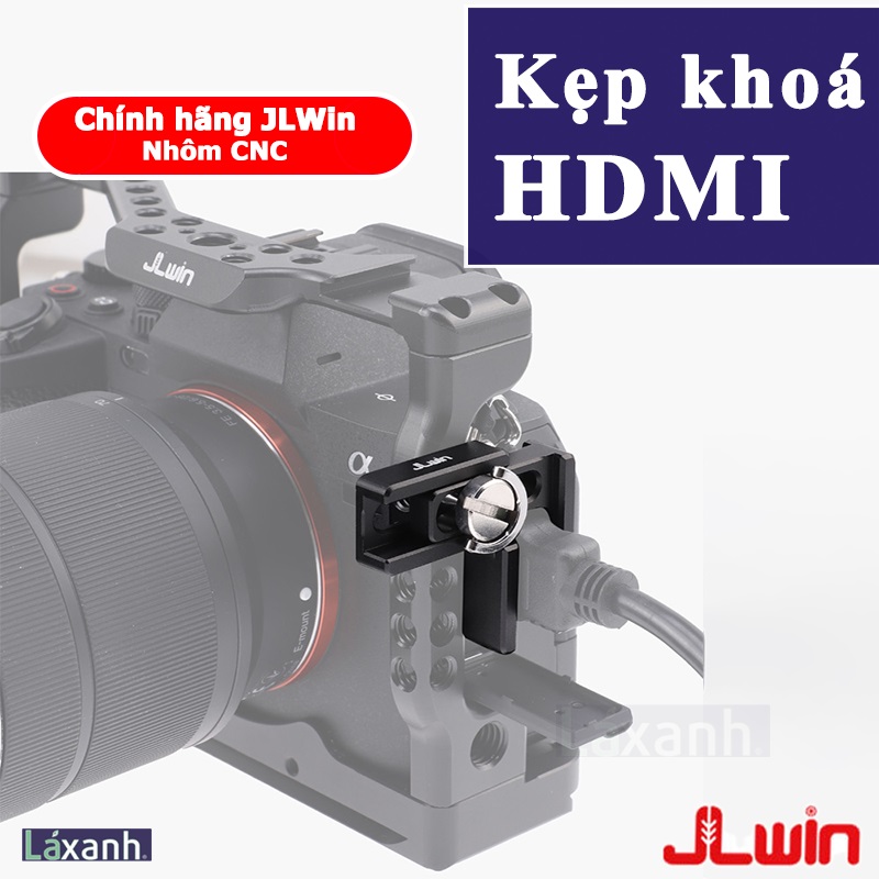 Kẹp khoá dây HDMI chống gãy đầu dây tháo lắp nhanh cho camera rig cage khung máy ảnh máy quay gimbal ronin