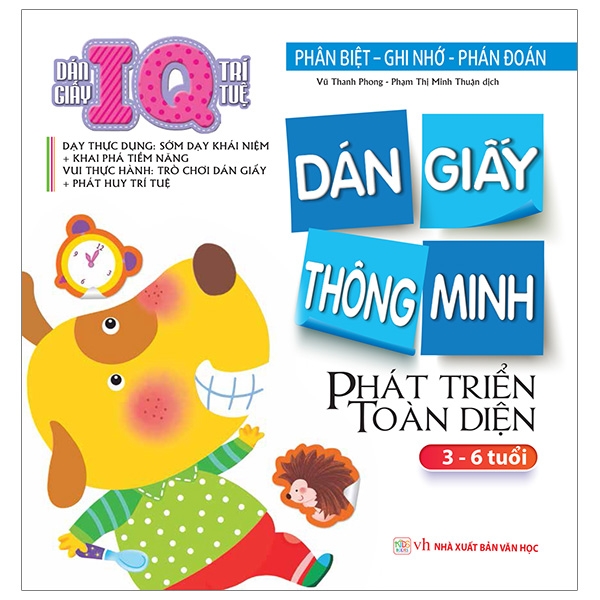 Fahasa - Dán Giấy Iq Trí Tuệ: Phân Biệt - Ghi Nhớ - Phán Đoán