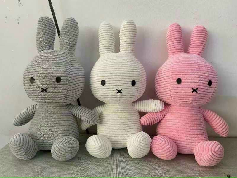 Thỏ bông MIFFY cho bé/Thỏ bông size lớn 33cm, thú nhồi bông mềm mịn