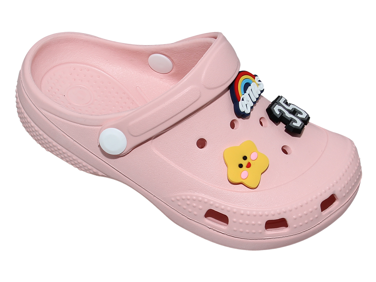 Dép sục bé gái Bita's DEVA.18 (Hồng pastel + Tím pastel)