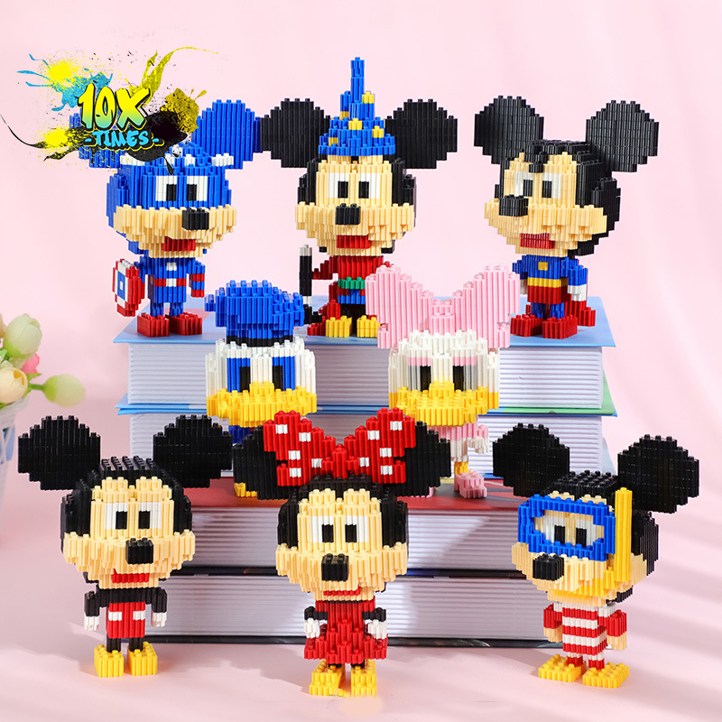 Lego nano 3D mô hình lắp ghép đồ chơi disney vịt donald chuột mickey lego  sáng tạo trẻ em quà tặng sinh nhật  Lazadavn