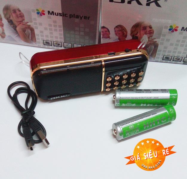 [HOT Tặng Thẻ Nhớ 8GB] Đài Nghe Kinh Phật, FM, Radio - Đài Niệm Phật BKK Pin Trâu