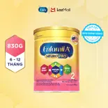 Sữa bột Enfamil A+ NeuroPro 2 Vị thanh mát 2'FL HMO với dưỡng chất DHA & MFGM cho trẻ từ 6 –12 tháng tuổi– 830g