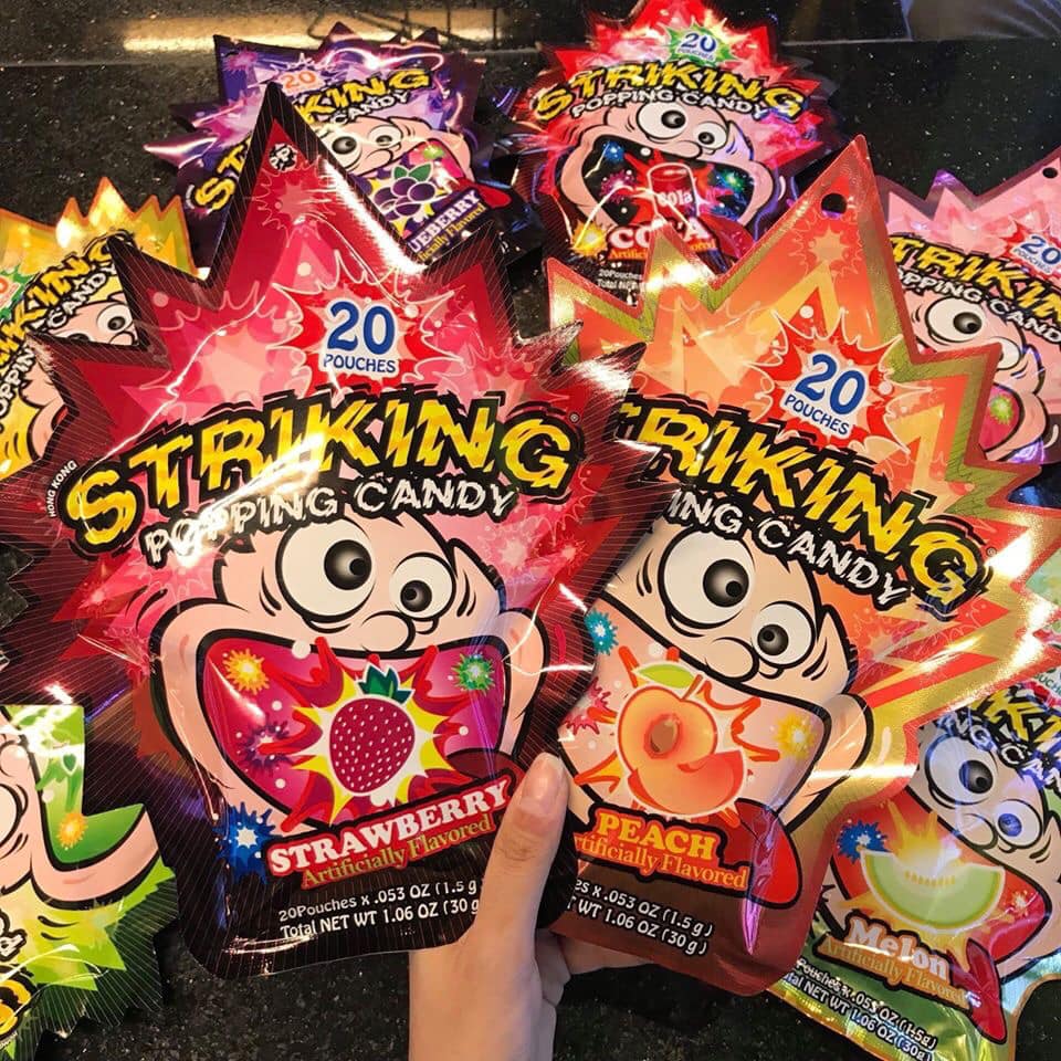 Kẹo nổ Thái lan gói 30g loại to.