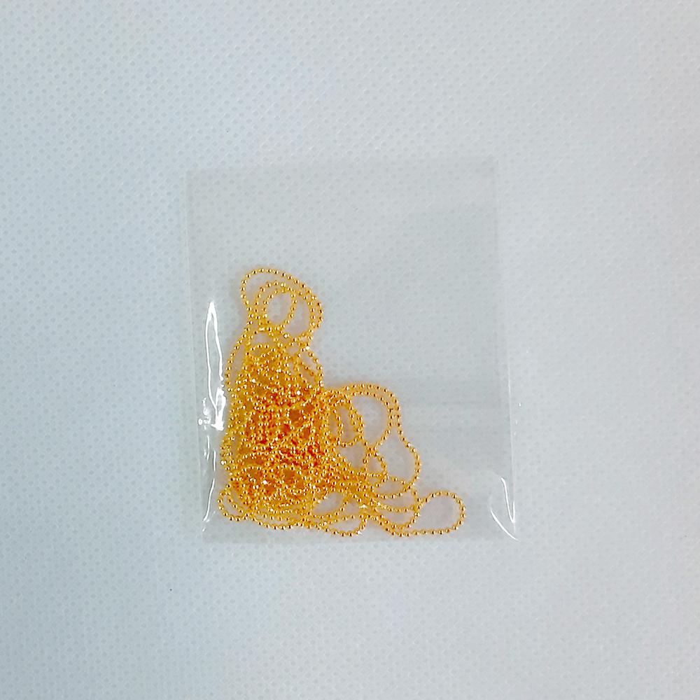 Dây Bi 1m vàng và bạc trang trí móng