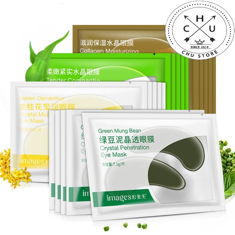 【bán nóng】 (Rẻ Vô Địch) Mặt Nạ Mắt Images Giảm Quầng Thâm Dưỡng Da Mắt Dưỡng Da Mụn Cấp Ẩm Thải Độc Làm Trắng– ChuStore MN34