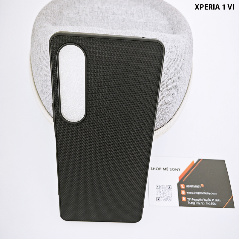 Xperia 1 VI, Xperia 10 VI, Xperia 1 III, 1 IV, 5 IV, 10 IV, Xperia 1 V, 5 V, 10 V - Ốp lưng sần chống bám vân tay