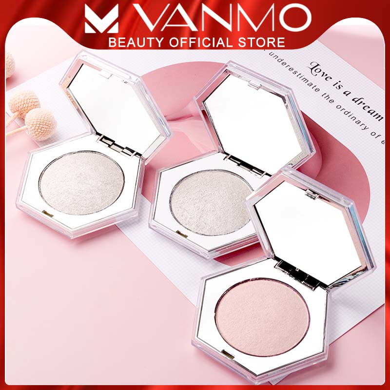 Phấn Bắt Sáng Highlight Hiệu Ứng Da Căng Bóng Hộp Kim Cương Chất Lượng Cao