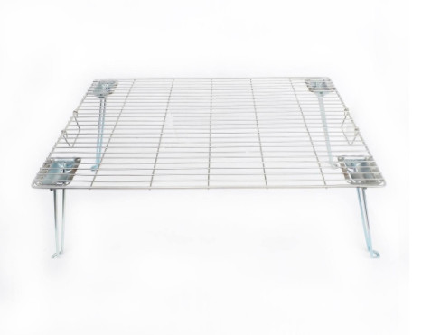 Vỉ nướng xếp gọn inox kiêm bàn dã ngoại