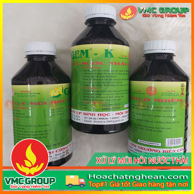 Gem - k xử lý mùi hôi và nước thải ô nhiễm