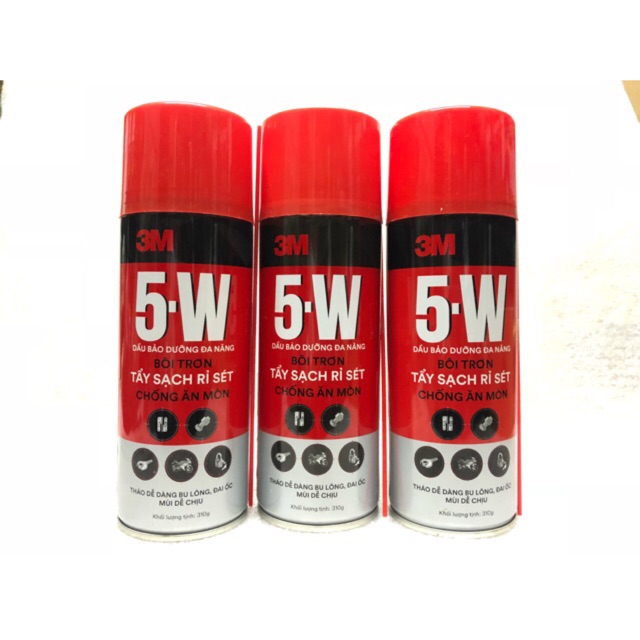Chai tẩy rửa bôi trơn và chống rỉ sét 3m 5-w 400ml