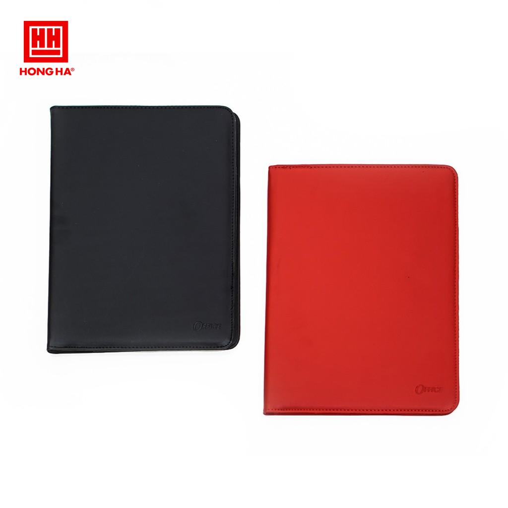 Cặp trình ký bìa da office khổ f hồng hà - 6597