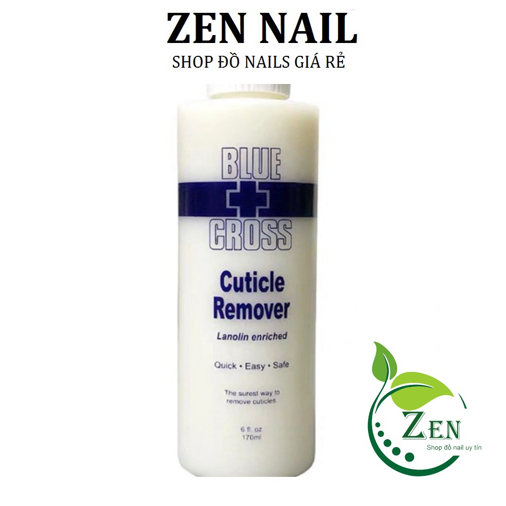 Nước làm mềm da nail, nhặt da chuyên dụng Blue Cross chính hãng, 170ml