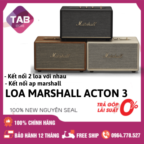 Loa marshall acton 3 new chính hãng - bảo hành 12 tháng