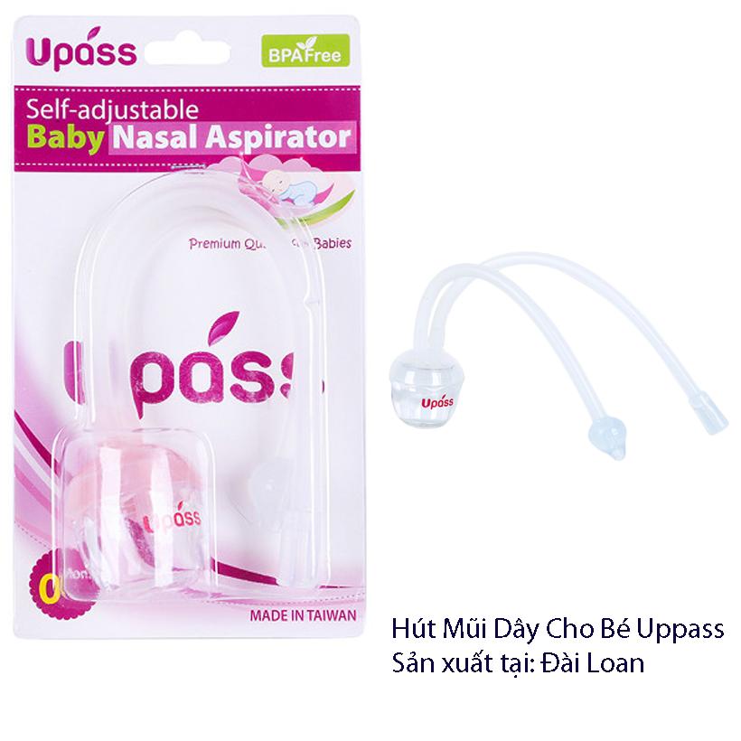 Dụng cụ Hút mũi Upass Silicone dây tự điều chỉnh cao cấp an toàn cho bé thở dễ dàng UP1006C