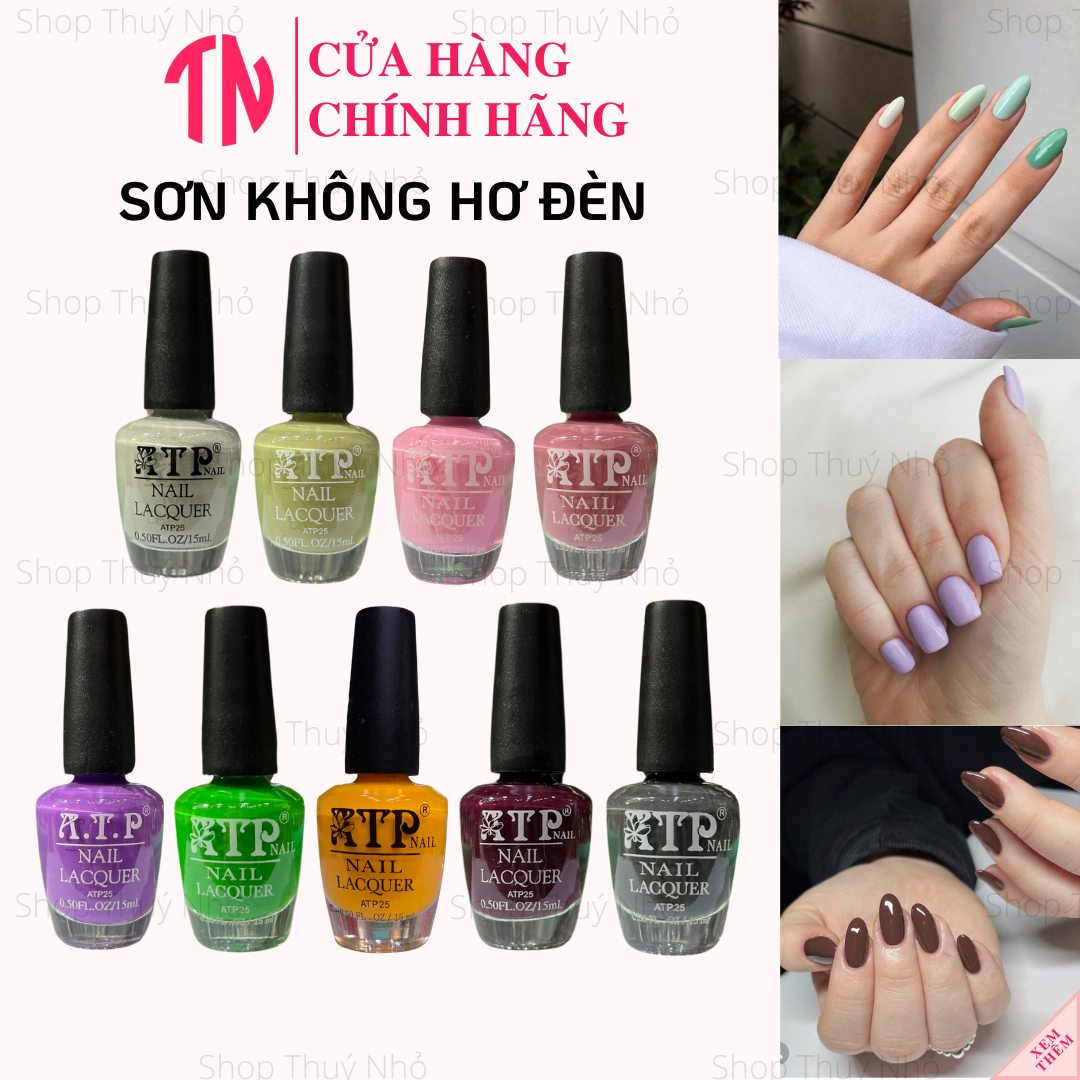 [BẢNG SƠN MÀU] Sơn thường móng tay ATP ATP25 không cần hơ đèn 15ml dụng cụ làm móng tay chuyên nghiệp nail