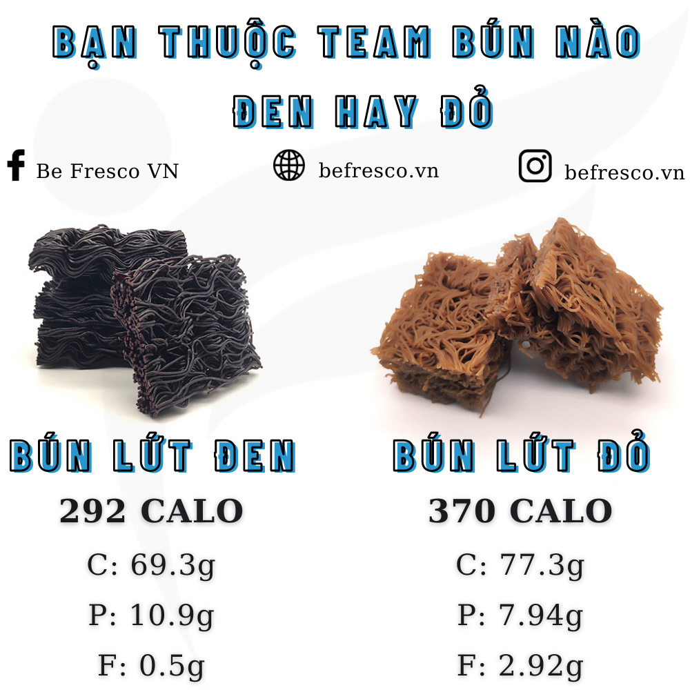 Bún gạo lứt đen giảm cân 500g - Be Fresco Vn