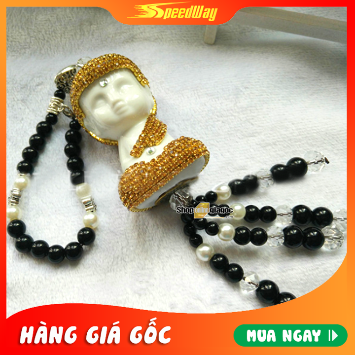[HCM]Dây Treo Trang Trí Ô Tô Phật Thích Ca Đính Pha Lê